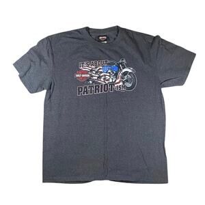 Retro Harley Davidson Fairfax Patriot T-shirt - XL